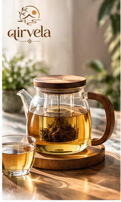 Qirvela Glass Infuser Teapot image 1