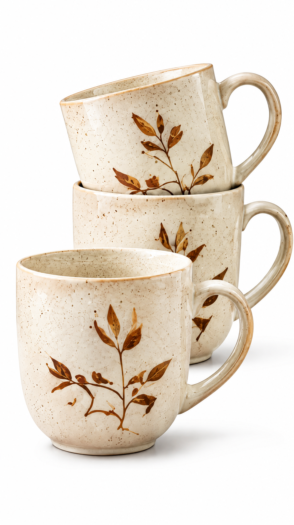 Qirvela Botanical Ceramic Mug Set image 4