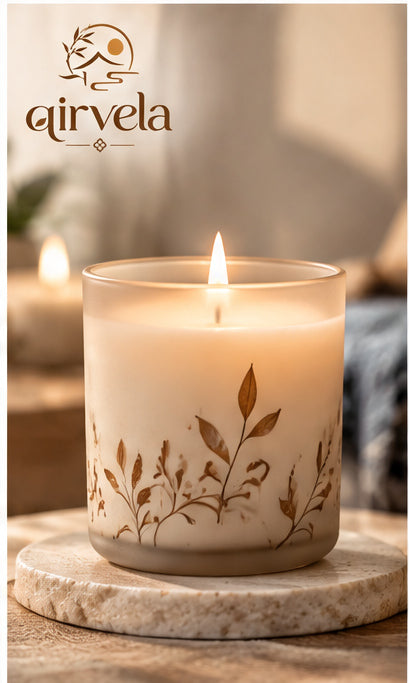 Qirvela Botanical Scented Candle view 1
