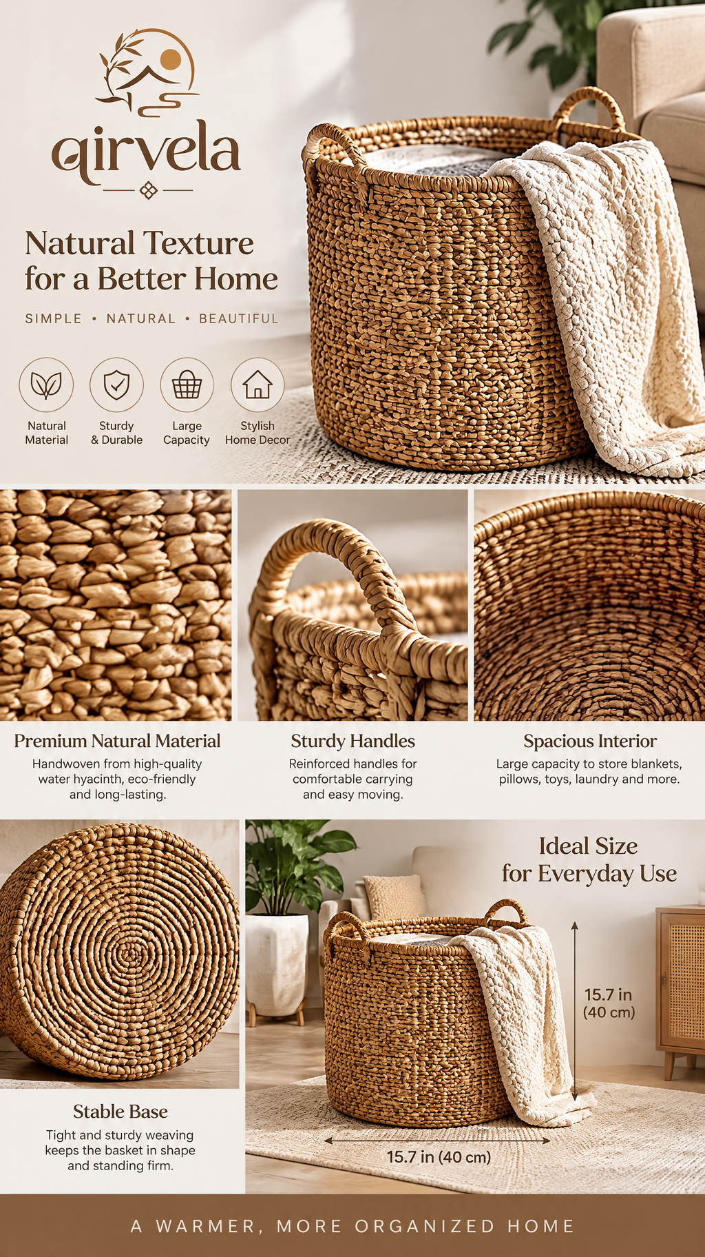 Qirvela Woven Basket Hamper 5