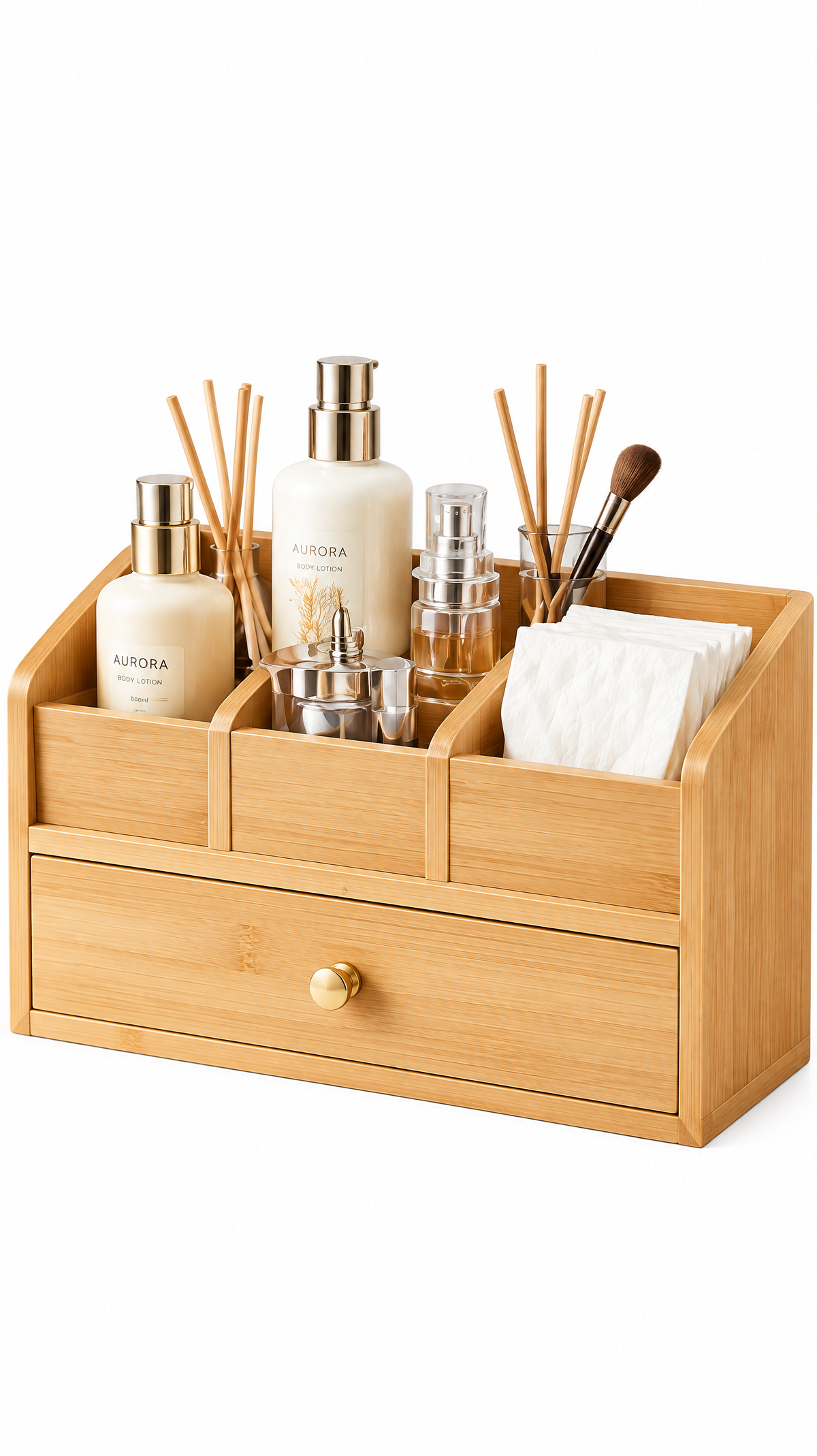 Qirvela Wooden Vanity Organizer 3